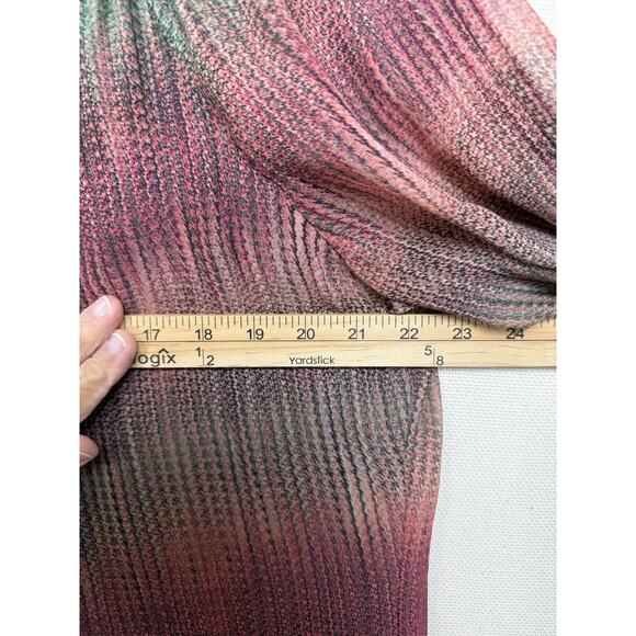 Rebecca Malone Women's Plus Sz 2X 3/4 Split Sleeves Multicolor Ombre' Stripes - Picture 13 of 16